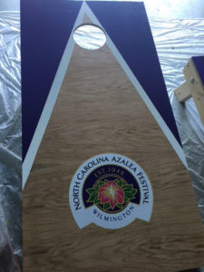 Azeala Festival Custom Cornhole Boards