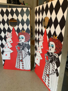 Queen of Hearts Custom Cornhole Boards